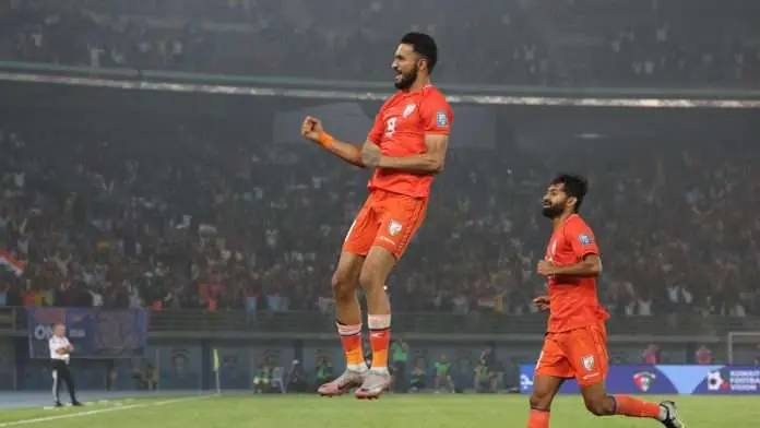 Manvir Singh's Late Stunner Seals India's 1-0 Triumph Over Kuwait in FIFA World Cup Qualifiers - KreedOn