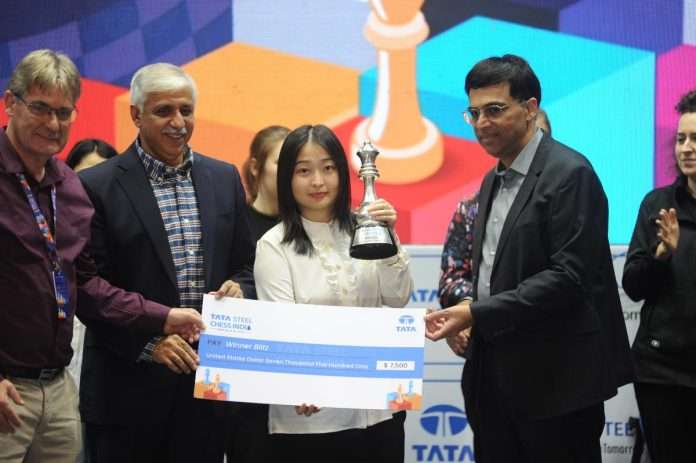 Tata Steel Chess India 2023: Wenjun secures the blitz title, Koneru Humpy runner-up | KreedOn