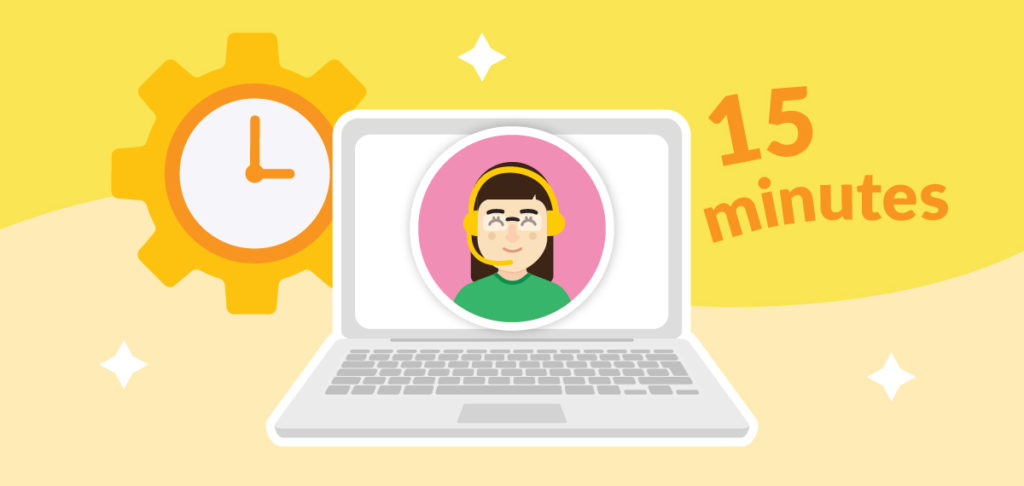 Weekly meeting with your Virtual Assistant 15-minute meeting with a Virtual Assistant