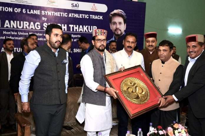 Anurag Thakur Unveils Synthetic Athletic Tracks at SAI High-Altitude Training Center in Shilaroo - KreedOn