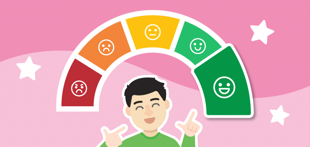 Measuring customer happiness Positive reviews for customer service