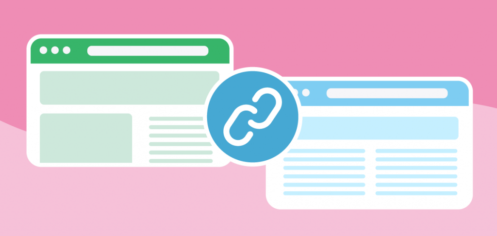 Internal cross linking Linked web pages