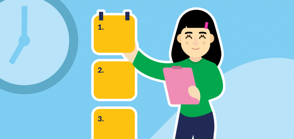 Symptoms of burnout Business owner organizing work