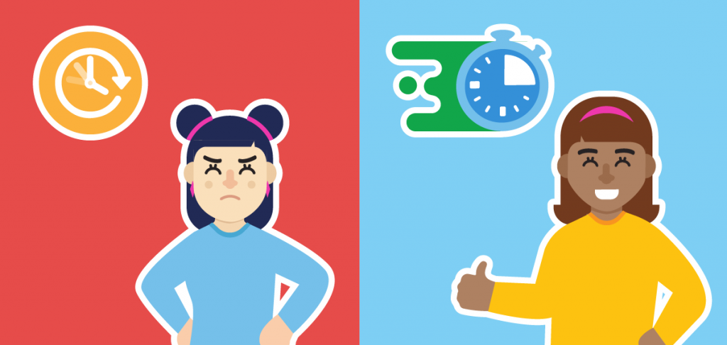 Frustrated customer vs happy customer Frustrated customer vs happy customer