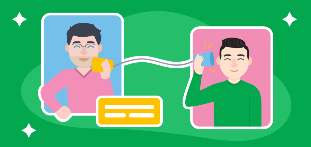 Take time to listen Agent listening to a customer